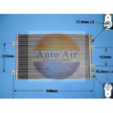 16-1120 AUTO AIR GLOUCESTER Конденсатор, кондиционер