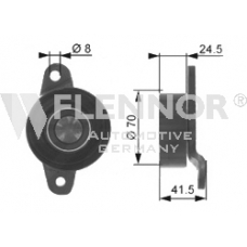 FS22914 FLENNOR Натяжной ролик, поликлиновой  ремень