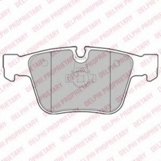 LP2115 DELPHI Комплект тормозных колодок, дисковый тормоз