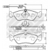 6513 MAPCO Комплект тормозных колодок, дисковый тормоз