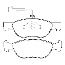 MDB1829 MINTEX Комплект тормозных колодок, дисковый тормоз