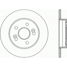 BDR1468.10 OPEN PARTS Тормозной диск