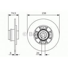 0 986 479 759 BOSCH Тормозной диск