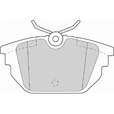 FD6714N NECTO Комплект тормозных колодок, дисковый тормоз