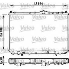 732524 VALEO Радиатор, охлаждение двигателя