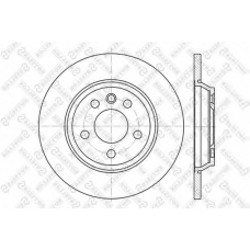 6020-2552-SX STELLOX Тормозной диск