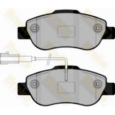 PA1761 BRAKE ENGINEERING Комплект тормозных колодок, дисковый тормоз