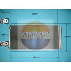 16-0051 AUTO AIR GLOUCESTER Конденсатор, кондиционер