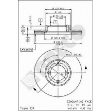 BS 8194 BRECO Тормозной диск