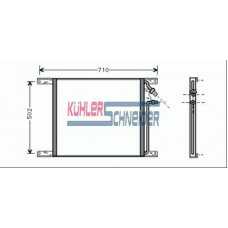 4020301 KUHLER SCHNEIDER Конденсатор, кондиционер