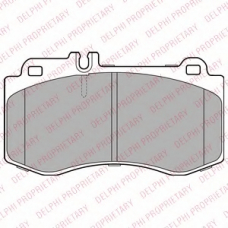 LP2304 DELPHI Комплект тормозных колодок, дисковый тормоз