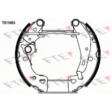 TK1905 FTE Комплект тормозных колодок