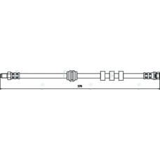 HOS3419 APEC Тормозной шланг