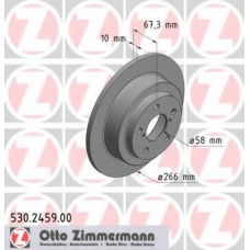 530.2459.00 ZIMMERMANN Тормозной диск