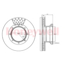 567767B BENDIX Тормозной диск