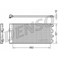 DCN37003 DENSO Конденсатор, кондиционер