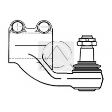 6034 SIDEM Наконечник поперечной рулевой тяги