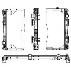 2204093 BEHR Radiator