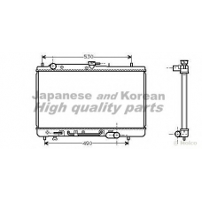 M551-04 ASHUKI Радиатор, охлаждение двигателя