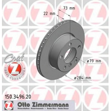 150.3496.20 ZIMMERMANN Тормозной диск