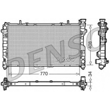 DRM06012 DENSO Радиатор, охлаждение двигателя