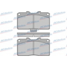 AC0581026D AC Delco Комплект тормозных колодок, дисковый тормоз