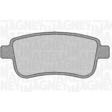 363916060382 MAGNETI MARELLI Комплект тормозных колодок, дисковый тормоз