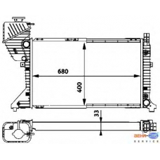 8MK 376 722-261 HELLA Радиатор, охлаждение двигателя