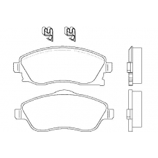 23225 170  1 5 T4117 TEXTAR Колодки тормозные