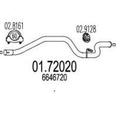 01.72020 MTS Труба выхлопного газа