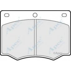 PAD629 APEC Комплект тормозных колодок, дисковый тормоз