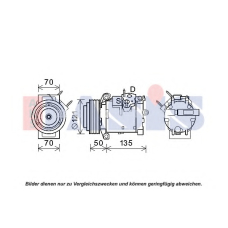 852702N AKS DASIS Компрессор, кондиционер