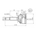 C.515 STATIM Шарнирный комплект, приводной вал