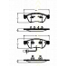 8110 29068 TRISCAN Комплект тормозных колодок, дисковый тормоз
