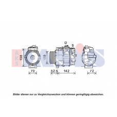 852715N AKS DASIS Компрессор, кондиционер