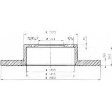 BDC3512 QUINTON HAZELL Тормозной диск