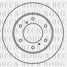BBD4692 BORG & BECK Тормозной диск
