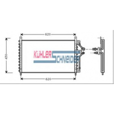 0620201 KUHLER SCHNEIDER Конденсатор, кондиционер