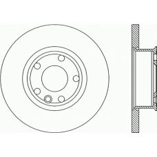 BDR1593.10 OPEN PARTS Тормозной диск