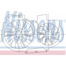85247 NISSENS Вентилятор, охлаждение двигателя