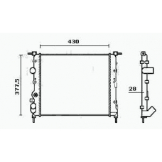 RM0235 EQUAL QUALITY Радиатор, охлаждение двигателя