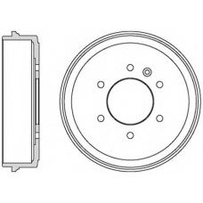 VBD25 MOTAQUIP Тормозной барабан