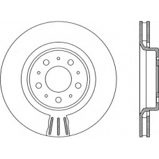 BDR1965.20 OPEN PARTS Тормозной диск