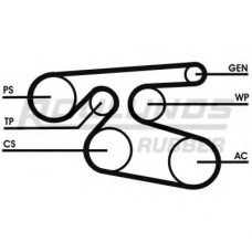 7K2000 ROULUNDS Поликлиновой ремень