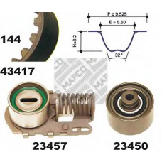 23417 MAPCO Комплект ремня грм