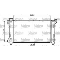 732778 VALEO Радиатор, охлаждение двигателя