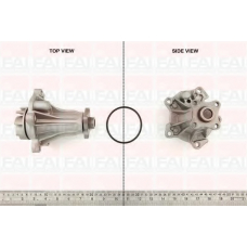 WP2934 FAI AutoParts Водяной насос