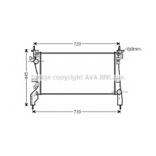 CNA2266 Prasco Радиатор, охлаждение двигателя