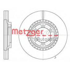 6669.10 METZGER Тормозной диск