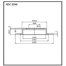 ADC 0246 Allied Nippon Гидравлические цилиндры